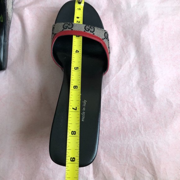 Gucci Black and Red Wedges - Picture 13 of 15